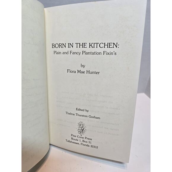 Born In The Kitchen by Flora Mae Hunter (SIGNED, Inscribed, Hardcover, 1979) - Picture 5 of 6